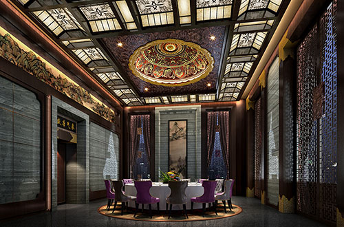 黄石低调奢华的新中式酒店设计效果图